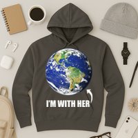 I'm With Her Earth Globe Photo March For Science Hoodie