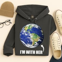 I'm With Her Earth Globe Photo March For Science Hoodie