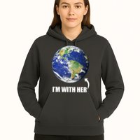 I'm With Her Earth Globe Photo March For Science Hoodie