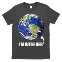 I'm With Her Earth Globe Photo March For Science T-Shirt