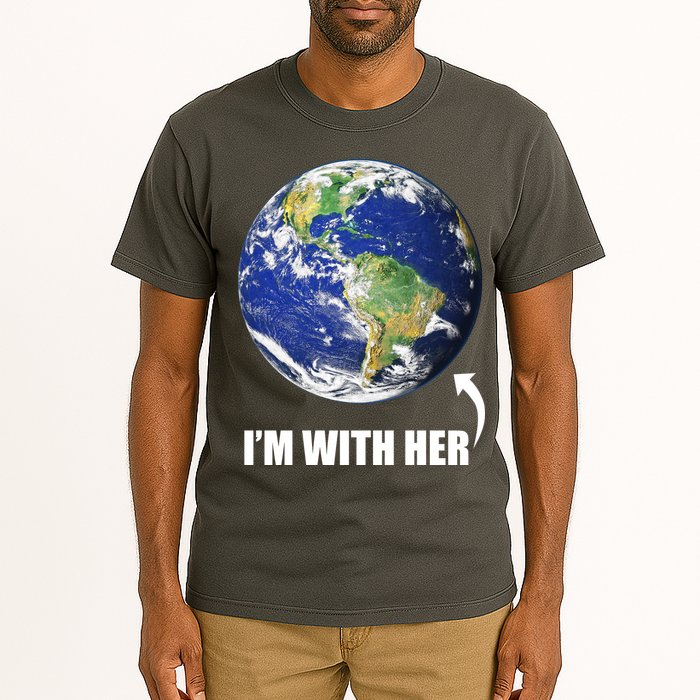 I'm With Her Earth Globe Photo March For Science Tall T-Shirt