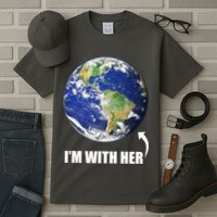 I'm With Her Earth Globe Photo March For Science Tall T-Shirt