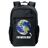 I'm With Her Earth Globe Photo March For Science Backpack