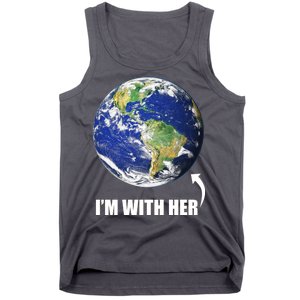 I'm With Her Earth Globe Photo March For Science Tank Top