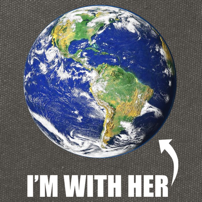 I'm With Her Earth Globe Photo March For Science Cotton Canvas Backpack
