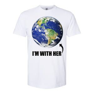 I'm With Her Earth Globe Photo March For Science Softstyle CVC T-Shirt