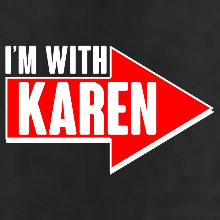 I'm With Karen Adult Drive Performance Visor