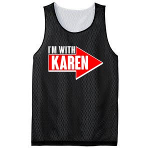 I'm With Karen Mesh Reversible Basketball Jersey Tank