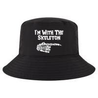 I'm With The Skeleton Funny Halloween Cool Comfort Performance Bucket Hat