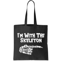 I'm With The Skeleton Funny Halloween Bag