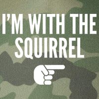 I'm With The Squirrel Costume Legacy Tie Dye Trucker Hat