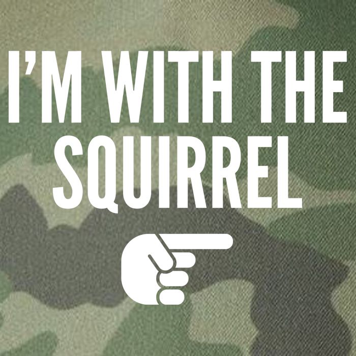 I'm With The Squirrel Costume Legacy Tie Dye Trucker Hat