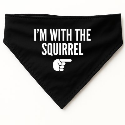 I'm With The Squirrel Costume USA-Made Doggie Bandana