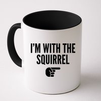 I'm With The Squirrel Costume Mug