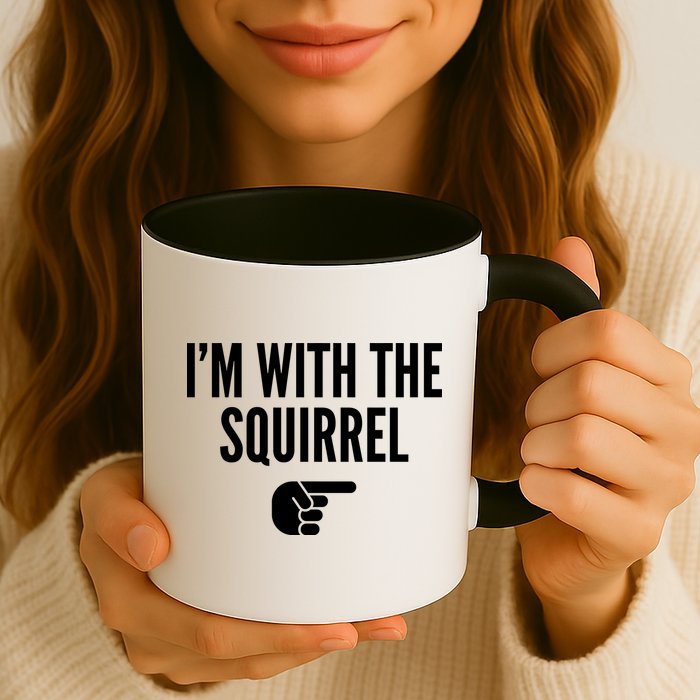 I'm With The Squirrel Costume Mug