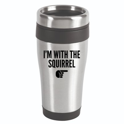 I'm With The Squirrel Costume 16oz Travel Tumbler
