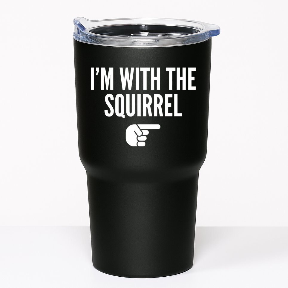 I'm With The Squirrel Costume Tumbler