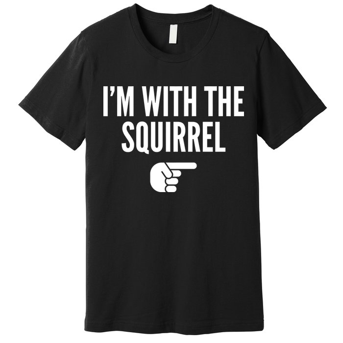 I'm With The Squirrel Costume Premium T-Shirt