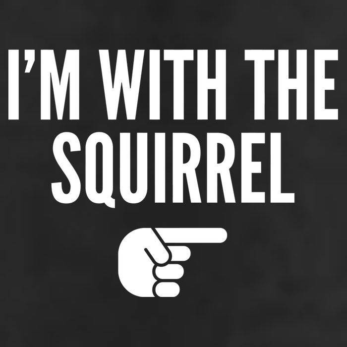 I'm With The Squirrel Costume Golf Towel