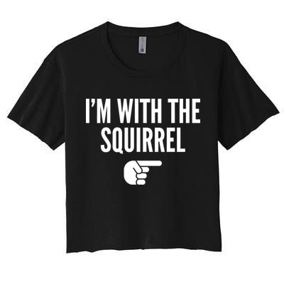I'm With The Squirrel Costume Crop Top