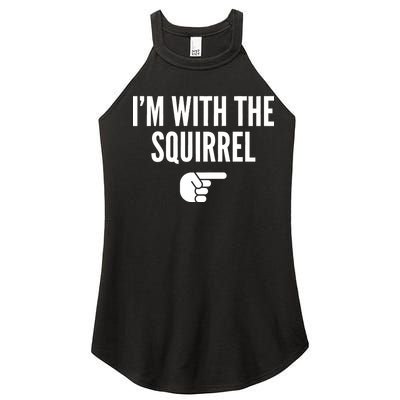 I'm With The Squirrel Costume Women’s Perfect Tri Rocker Tank