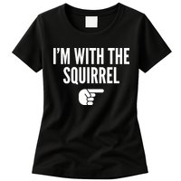 I'm With The Squirrel Costume Womens T-Shirt