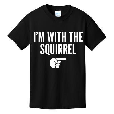I'm With The Squirrel Costume Kids T-Shirt