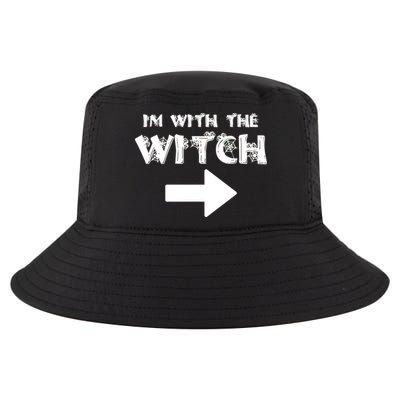 I'm With The Witch Cool Comfort Performance Bucket Hat