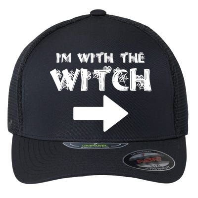 I'm With The Witch Flexfit Unipanel Trucker Cap