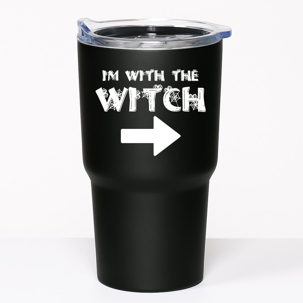 I'm With The Witch Tumbler