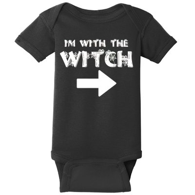 I'm With The Witch Baby Bodysuit
