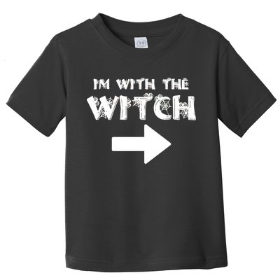 I'm With The Witch Toddler T-Shirt