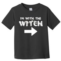 I'm With The Witch Toddler T-Shirt