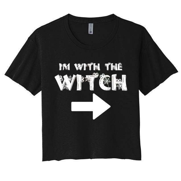 I'm With The Witch Crop Top