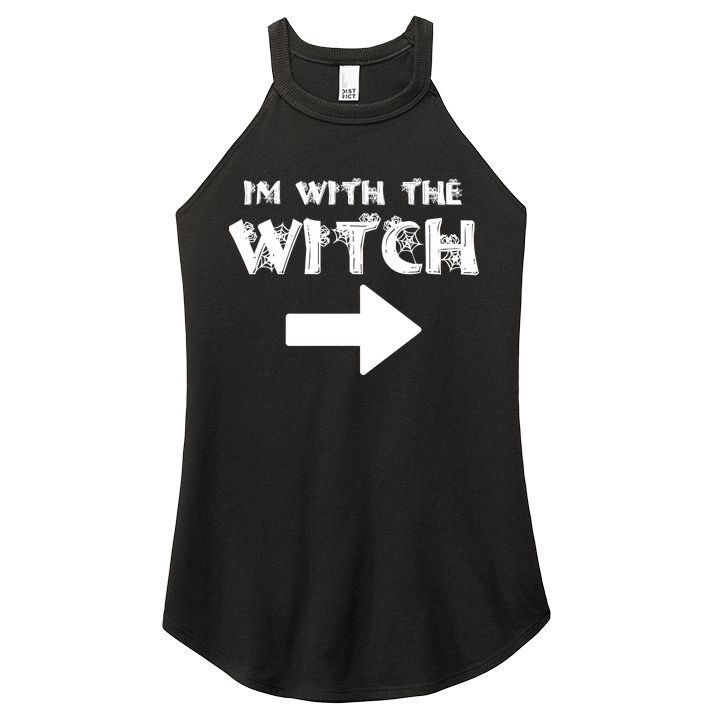 I'm With The Witch Women's Perfect Tri Rocker Tank
