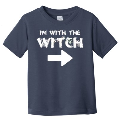 I'm With The Witch Toddler T-Shirt