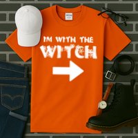 I'm With The Witch Tall T-Shirt