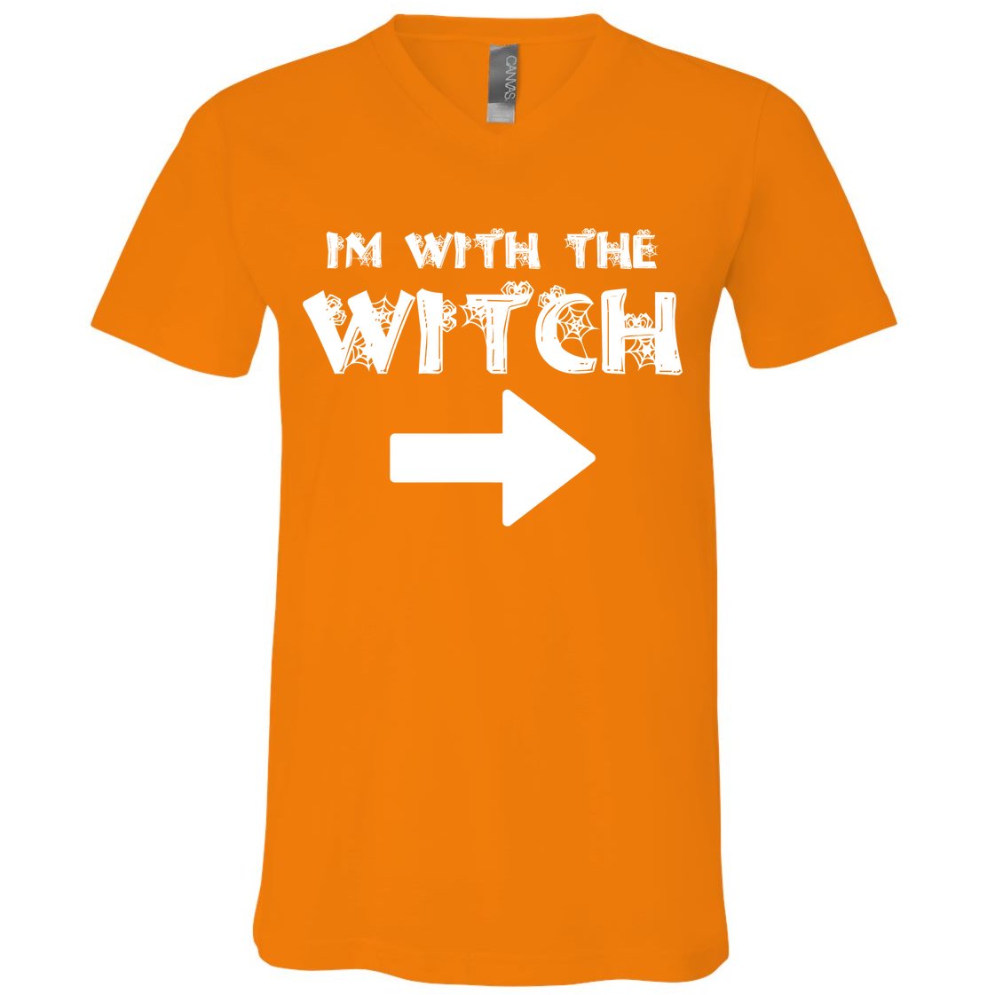 I'm With The Witch V-Neck T-Shirt
