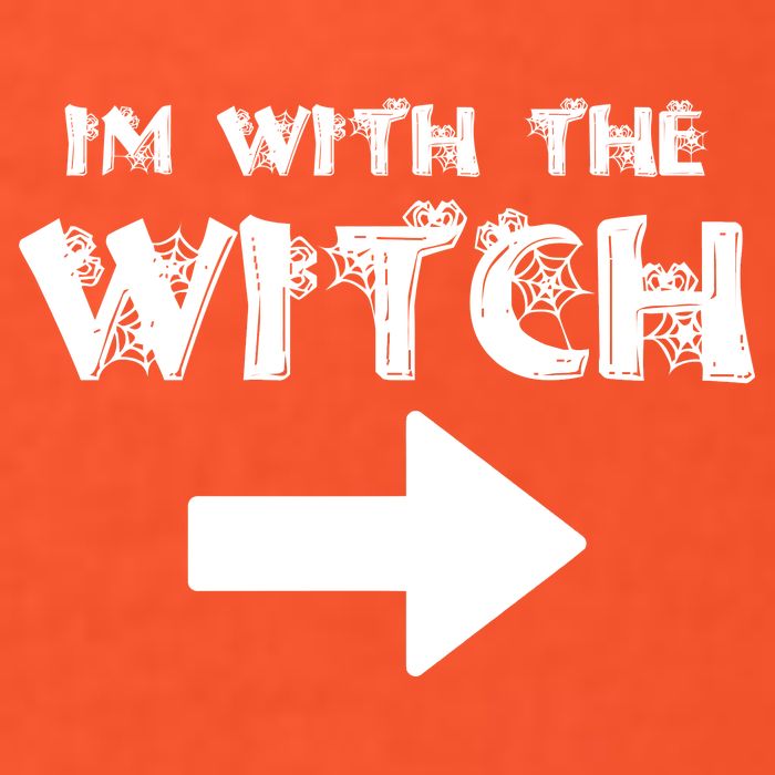 I'm With The Witch Button