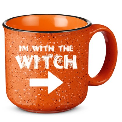 I'm With The Witch 15oz Campfire Ceramic Mug