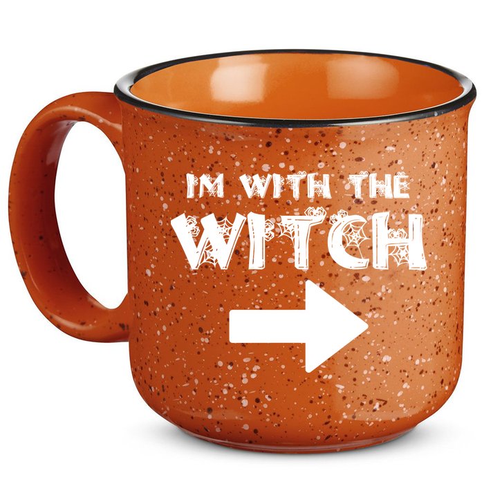 I'm With The Witch 15oz Campfire Ceramic Mug