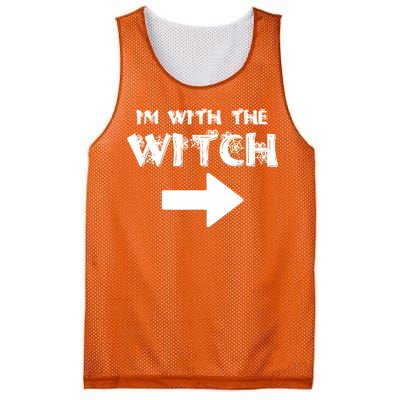 I'm With The Witch Mesh Reversible Basketball Jersey Tank