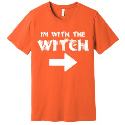 I'm With The Witch Premium T-Shirt
