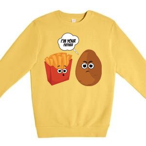 I'm Your Father Potato And Fries Premium Crewneck Sweatshirt