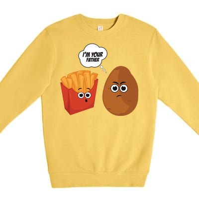 I'm Your Father Potato And Fries Premium Crewneck Sweatshirt