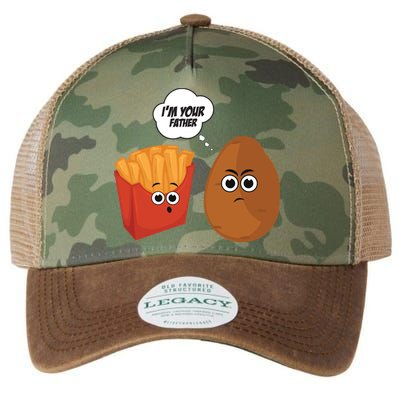 I'm Your Father Potato And Fries Legacy Tie Dye Trucker Hat