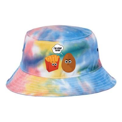 I'm Your Father Potato And Fries Tie Dye Newport Bucket Hat