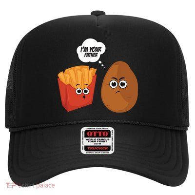 I'm Your Father Potato And Fries High Crown Mesh Back Trucker Hat