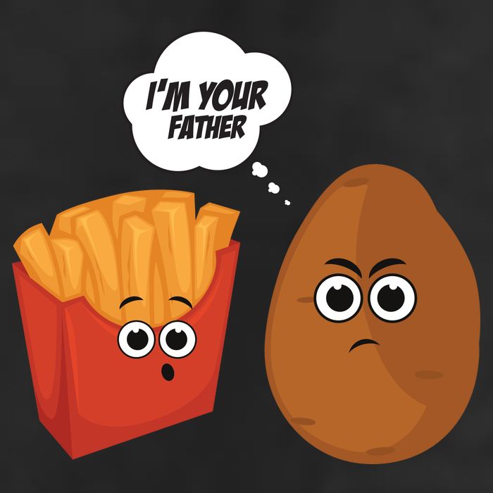 I'm Your Father Potato And Fries Adult Drive Performance Visor