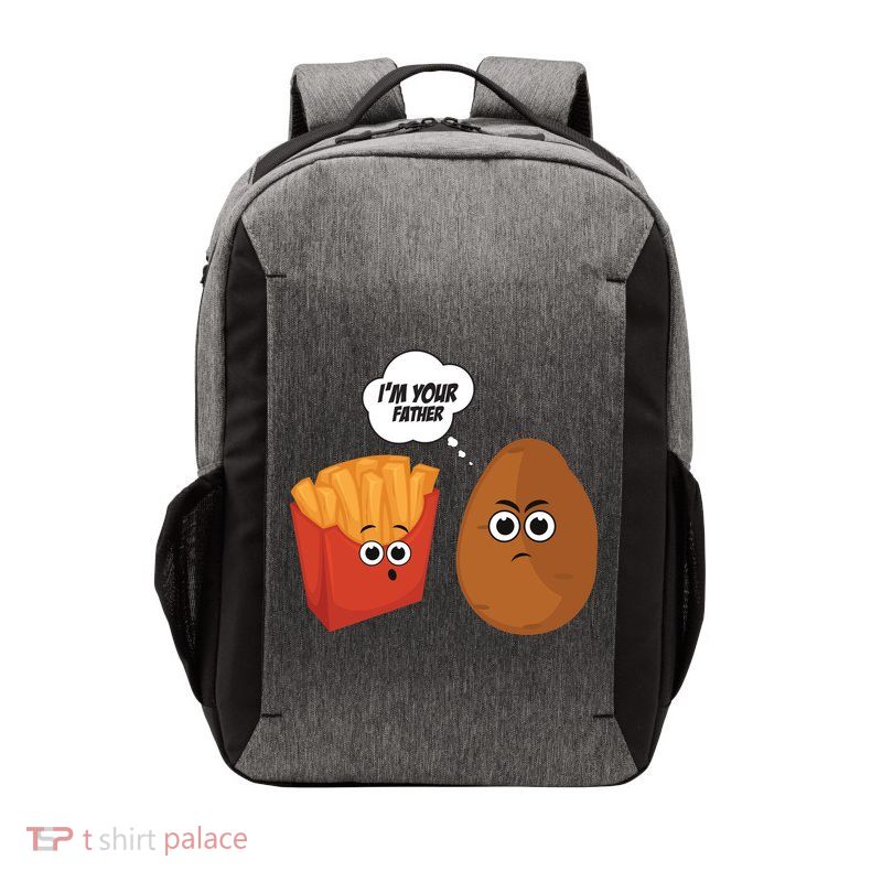 I'm Your Father Potato And Fries Vector Backpack